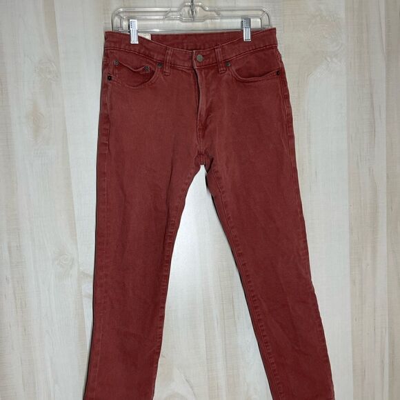 Abercrombie and Fitch red rust color skinny jeans,‎ size 29 - Picture 4 of 16